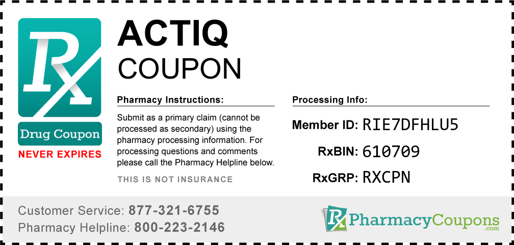 Actiq Prescription Drug Coupon with Pharmacy Savings