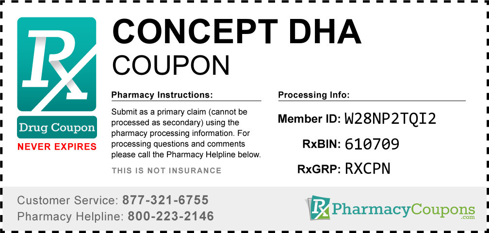 Concept dha Prescription Drug Coupon with Pharmacy Savings