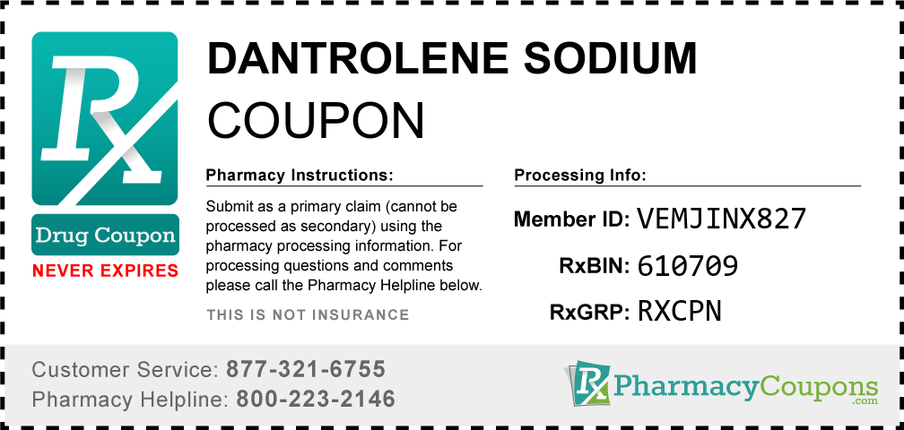 Dantrolene sodium Prescription Drug Coupon with Pharmacy Savings