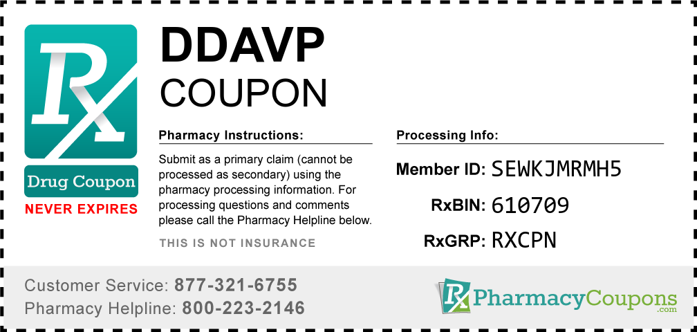 Ddavp Prescription Drug Coupon with Pharmacy Savings
