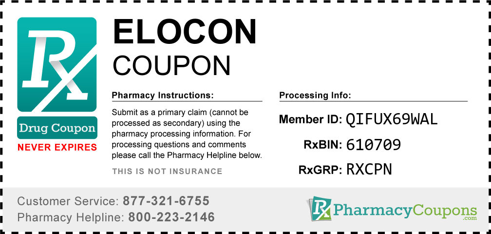 Elocon Prescription Drug Coupon with Pharmacy Savings