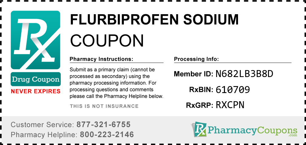 Flurbiprofen sodium Prescription Drug Coupon with Pharmacy Savings