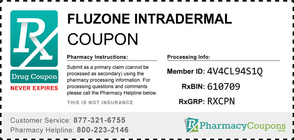 Fluzone intradermal Prescription Drug Coupon with Pharmacy Savings