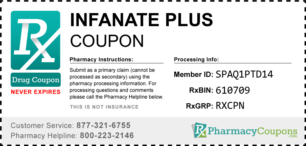 Infanate plus Prescription Drug Coupon with Pharmacy Savings