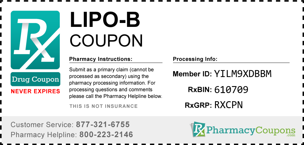 Lipo-b Prescription Drug Coupon with Pharmacy Savings