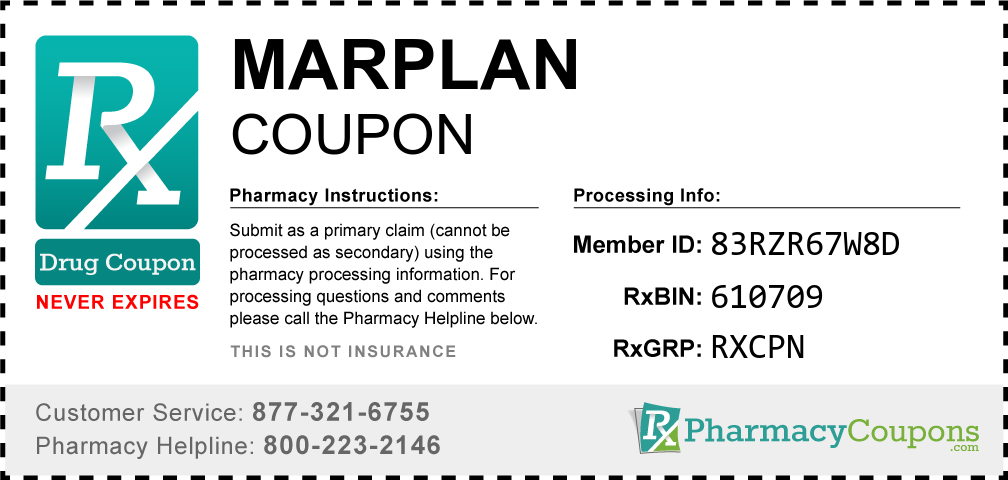 Marplan Prescription Drug Coupon with Pharmacy Savings