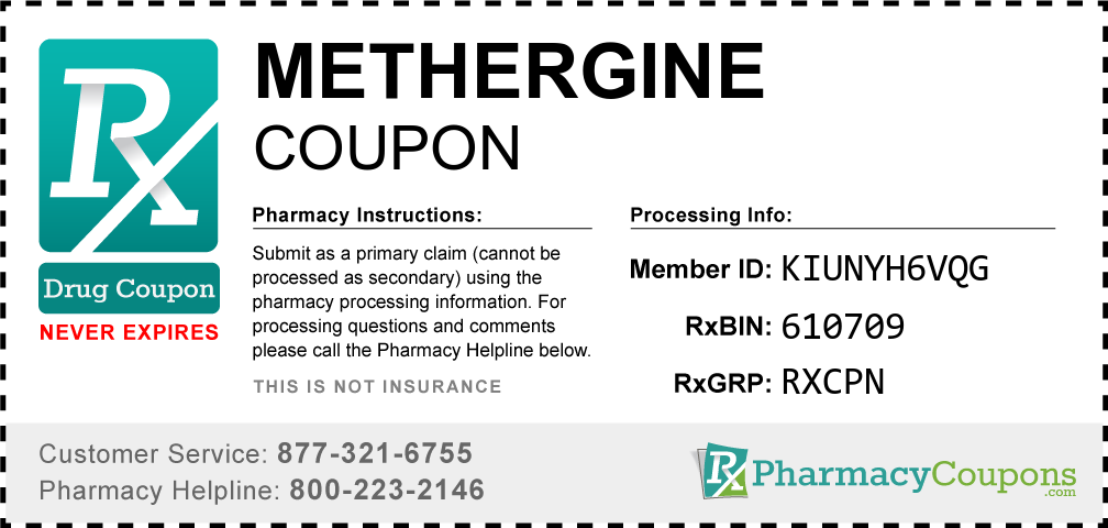 Methergine Prescription Drug Coupon with Pharmacy Savings