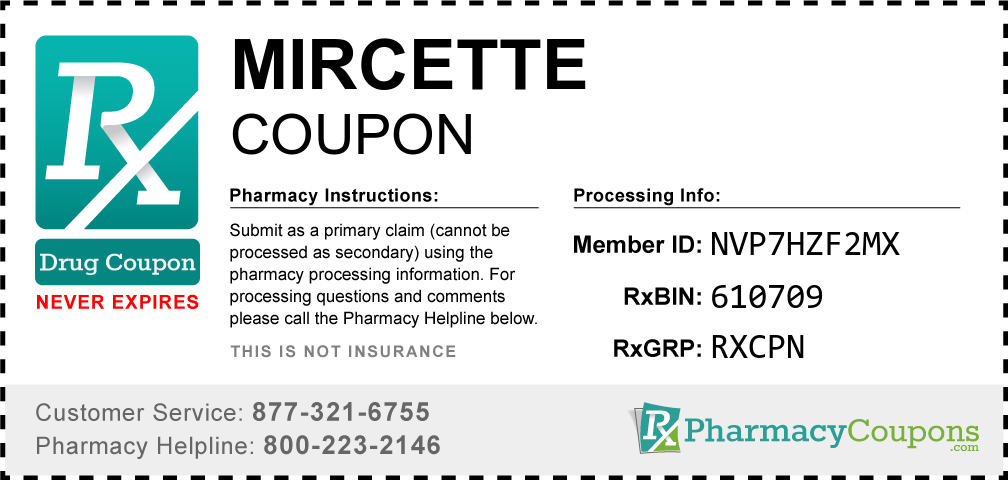 Mircette Prescription Drug Coupon with Pharmacy Savings