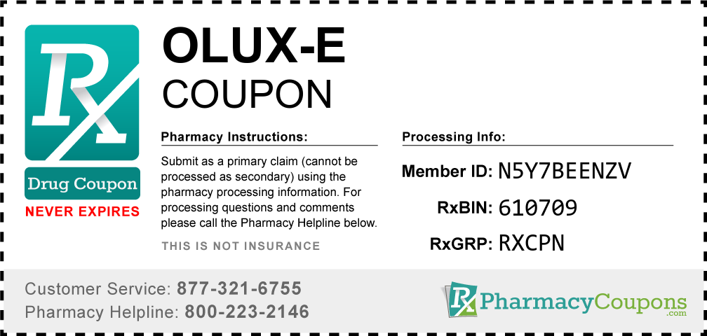 Olux-e Prescription Drug Coupon with Pharmacy Savings