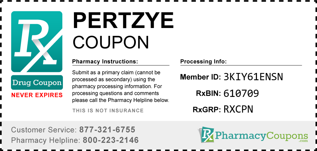 Pertzye Prescription Drug Coupon with Pharmacy Savings
