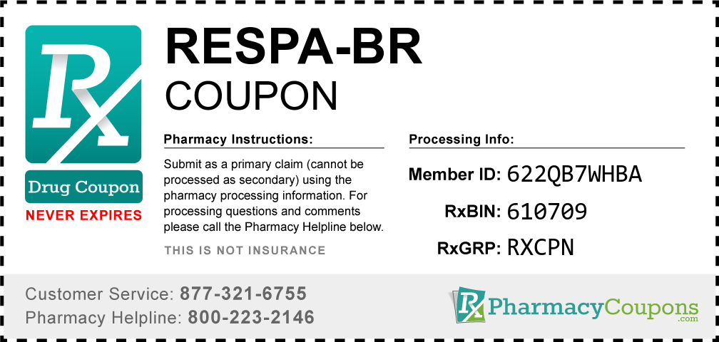 Respa-br Prescription Drug Coupon with Pharmacy Savings