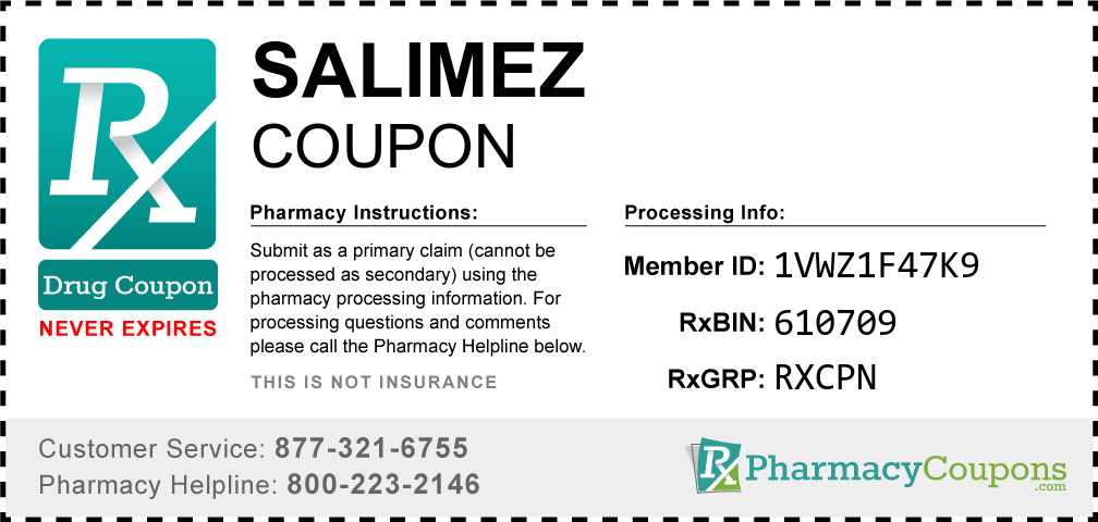 Salimez Prescription Drug Coupon with Pharmacy Savings