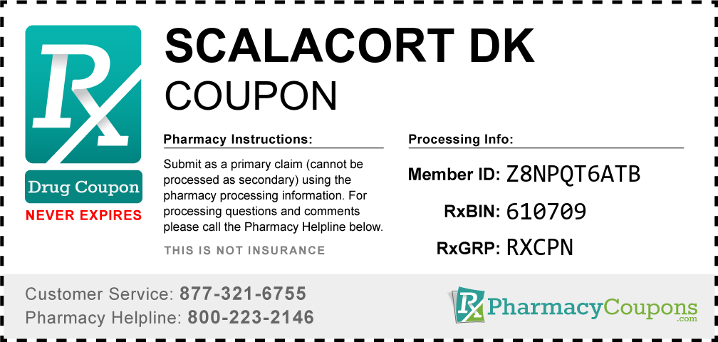 Scalacort dk Prescription Drug Coupon with Pharmacy Savings