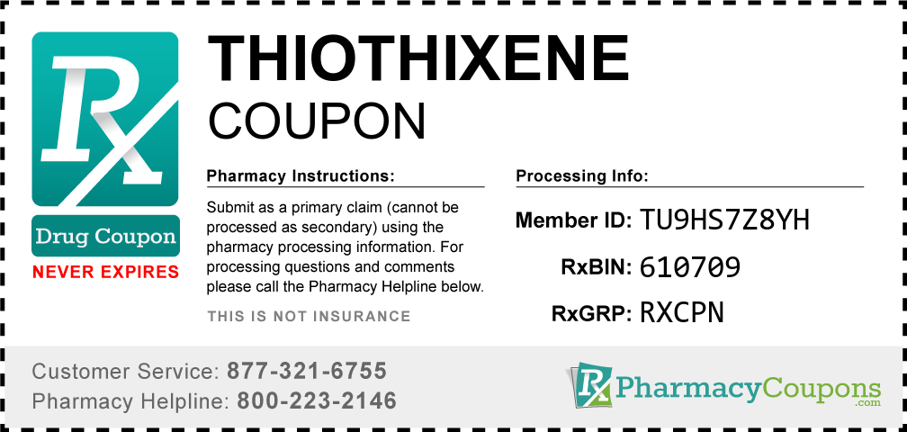 Thiothixene Prescription Drug Coupon with Pharmacy Savings