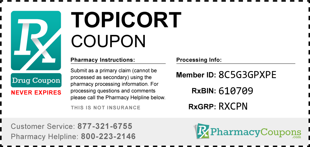 Topicort Prescription Drug Coupon with Pharmacy Savings