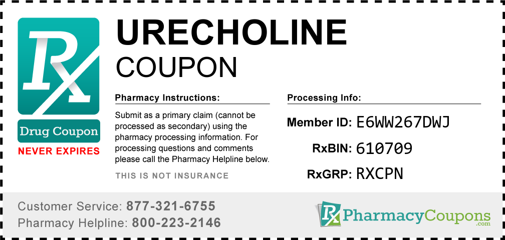 Urecholine Prescription Drug Coupon with Pharmacy Savings